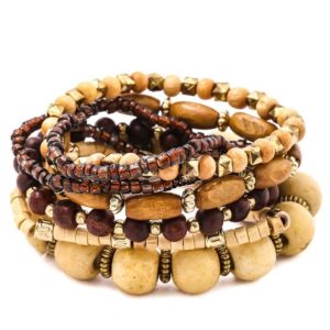 Wooden Bracelets: Nature-Inspired Style插图1