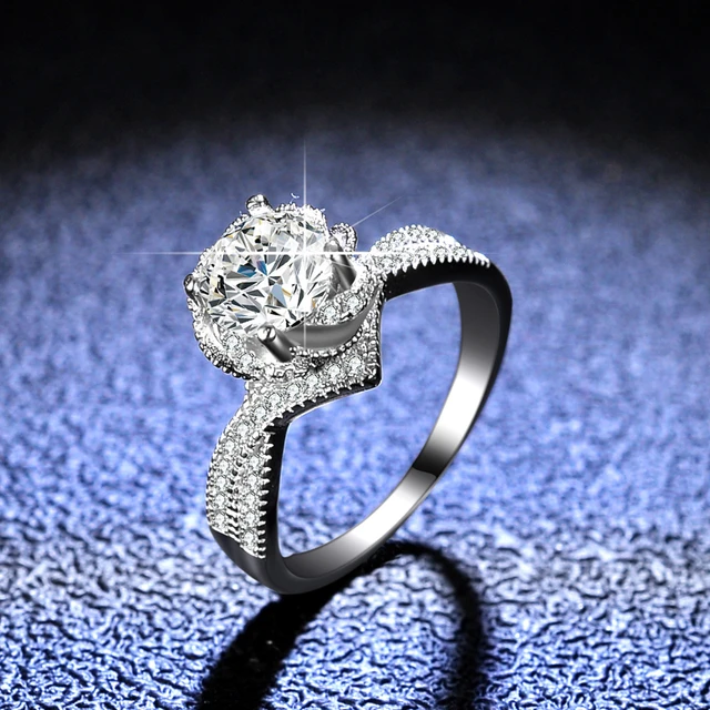 white gold diamond ring