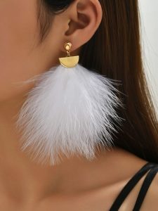 Feather Earrings: Are feather earrings popular?插图1