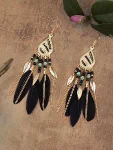 Feather Earrings: Are feather earrings popular?插图3