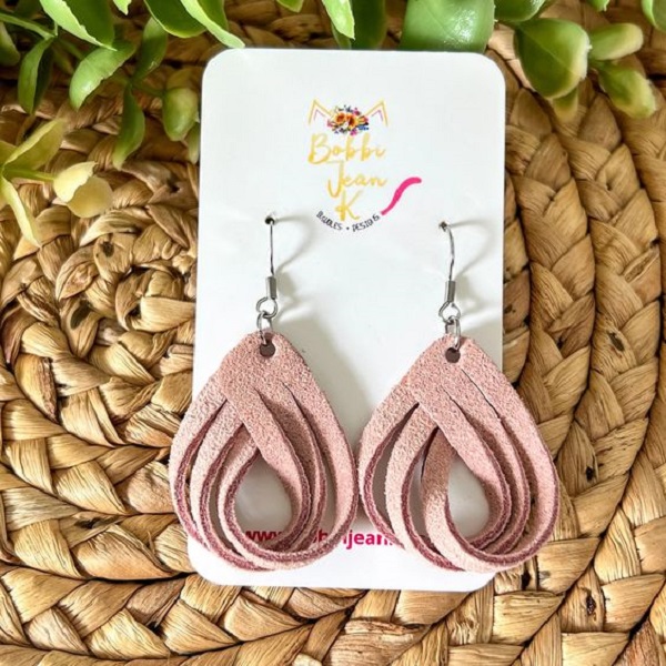 Get inspired by creative leather earring designs