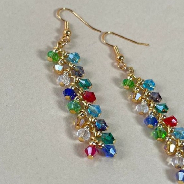 Elegant Beaded Earring Inspo