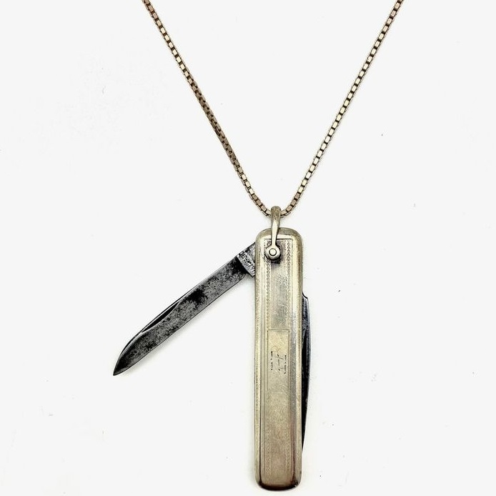 Explore creative mini knife necklace ideas