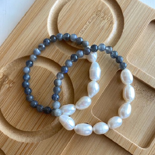 Learn how to string a stone bead bracelet