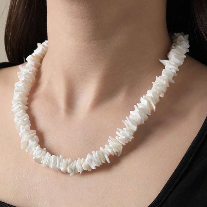 90s puka shell necklace