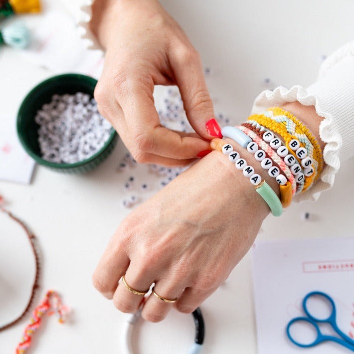 friendship bracelets with beads