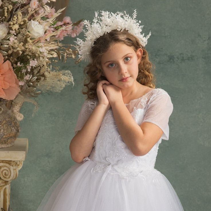 first communion headpiece