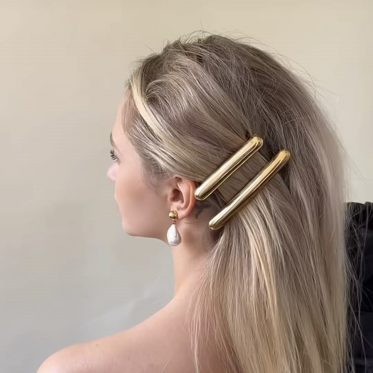 gold barrette