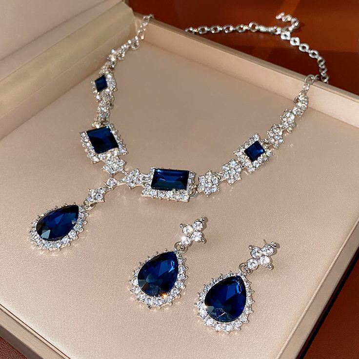 blue gemstone wedding