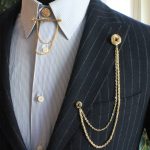 chain lapel pin