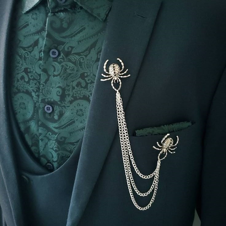 lapel pin with chain