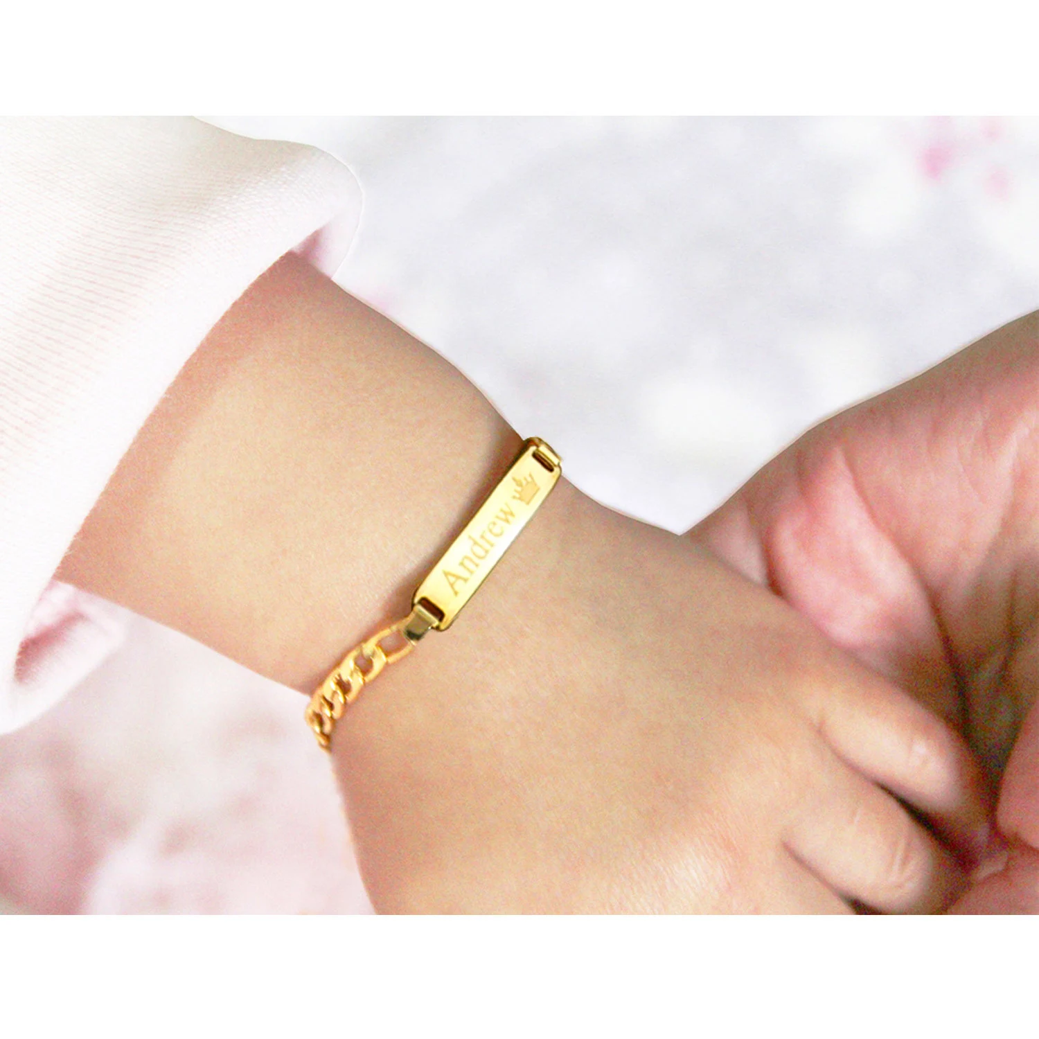 baby bracelets gold