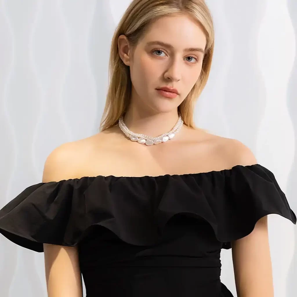 jewelry to wear with black dress for wedding